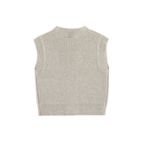 Donsje tjitske vest, white sand melange