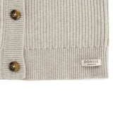 Donsje tjitske vest, white sand melange