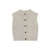 Donsje tjitske vest, white sand melange