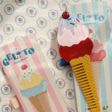 Konges Slojd sladoled češalj za kosu, amour pink