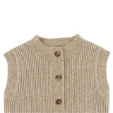 Donsje tjitske vest, sesame melange