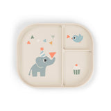 Done By Deer foodie compartment plate celebration, sand