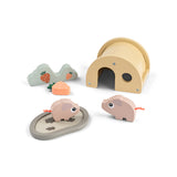 Done by deer tiny farm set igračaka pigee, mix boja