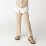 Donsje yven trousers, white sand melange