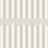 Dekornik tapeta simple rustic, beige/white