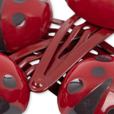 Konges Slojd hair clips ladybug, 4 kom