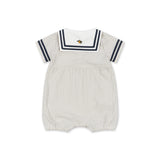 Konges Slojd allie sailor romper, blue stripe