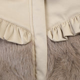 Donsje elsbeth jakna, sesame teddy