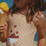 Konges Slojd amandine swimsuit, emboldened dot