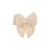 Konges Slojd aries sequin hair clip, white smoke