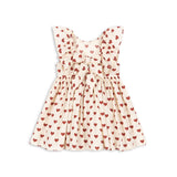 Konges Slojd cianna bow dress, amour rouge