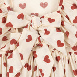Konges Slojd cianna bow dress, amour rouge