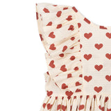 Konges Slojd cianna bow dress, amour rouge