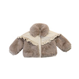 Donsje elsbeth jakna, sesame teddy