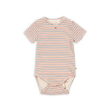 Konges Slojd basic short sleeved body,stripe tricolore petit