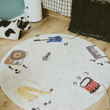 Lorena Canals washable play rug music