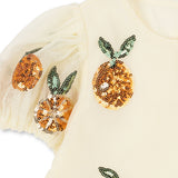 Konges Slojd heartlily dress, arancia sequin