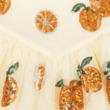 Konges Slojd heartlily dress, arancia sequin
