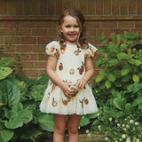 Konges Slojd heartlily dress, arancia sequin