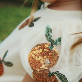 Konges Slojd heartlily dress, arancia sequin