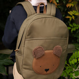 Donsje pibbe schoolbag bear, stone taslan