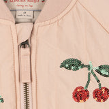 Konges Slojd jakna sequin bomber, cameo rose