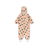 Konges Slojd rain snowsuit, bon coeur colore