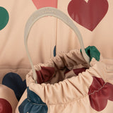 Konges Slojd rain snowsuit, bon coeur colore