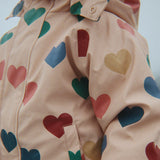Konges Slojd rain snowsuit, bon coeur colore