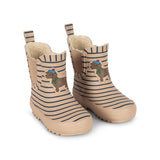 Konges Slojd roi rain boot, stripe la mer