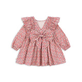 Konges Slojd evia long sleeve bow dress