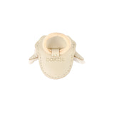 Donsje josy exclusive hair tie lammy, cream leather