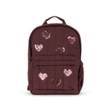 Konges Slojd juno sequin backpack, decadent chocolate