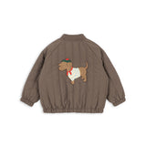 Konges Slojd juno terry bomber jacket, walnut