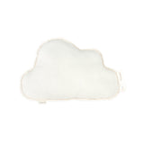 Nobodinoz cloud cushion L1N0 in washed French linen, off white