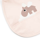 Done By Deer tiny pocket bib 2 pack happy clouds, powder