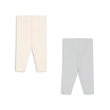 Konges Slojd perla 2 pack pants ocs, buttercream/pearl blue