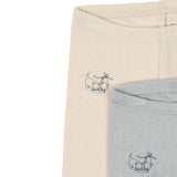 Konges Slojd perla 2 pack pants ocs, buttercream/pearl blue
