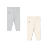 Konges Slojd perla 2 pack pants ocs, buttercream/pearl blue