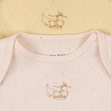 Konges Slojd perla 2 pack ls body ocs, banana crepe/creole pink 