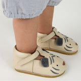 Donsje nehodajuće cipele tigar, cream leather