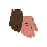 KONGES SLOJD 2 PACK FILLA GLOVES, SORBET