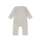 KONGES SLOJD BASIC NEWBORN ONESIE, STRIPE COMO
