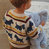 KONGES SLOJD BELOU KNIT SWEATER, piccolo scottie