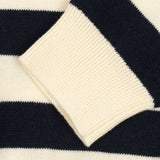 KONGES SLOJD MANIS KNIT POLO, navy stripe