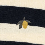 KONGES SLOJD MANIS KNIT POLO, navy stripe