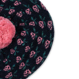 Konges Slojd belou pletena beretka, rose