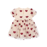 Konges Slojd tullie haljina, coeur glitter