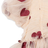 Konges Slojd tullie haljina, coeur glitter