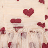 Konges Slojd tullie haljina, coeur glitter